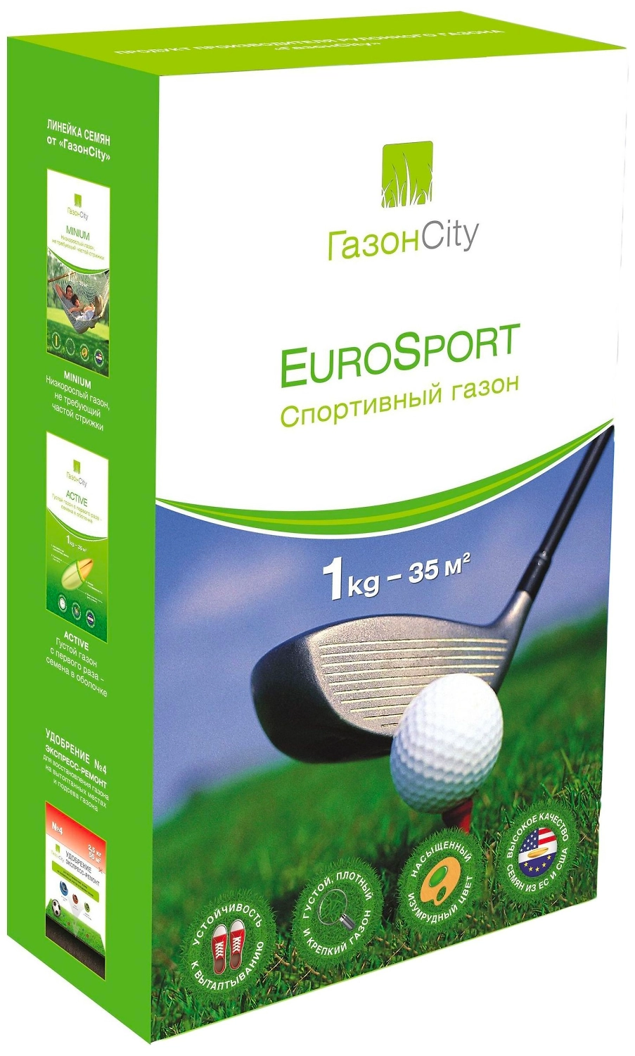 Семена газонной травы ГазонCity Eurosport 1 кг