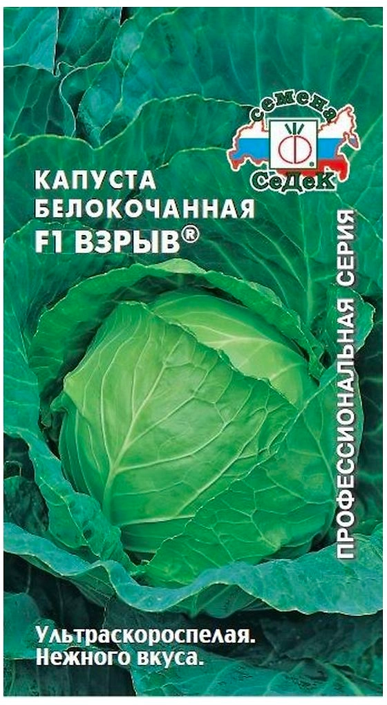 Семена Капусты СеДеК Взрыв F1 0,3 г
