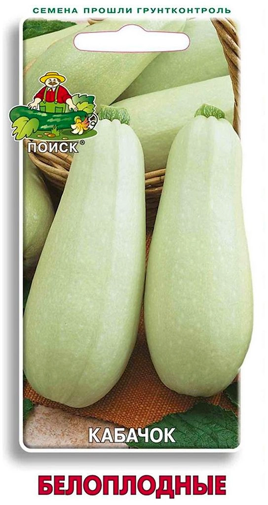 Семена Кабачка ПОИСК Белоплодные 12 шт