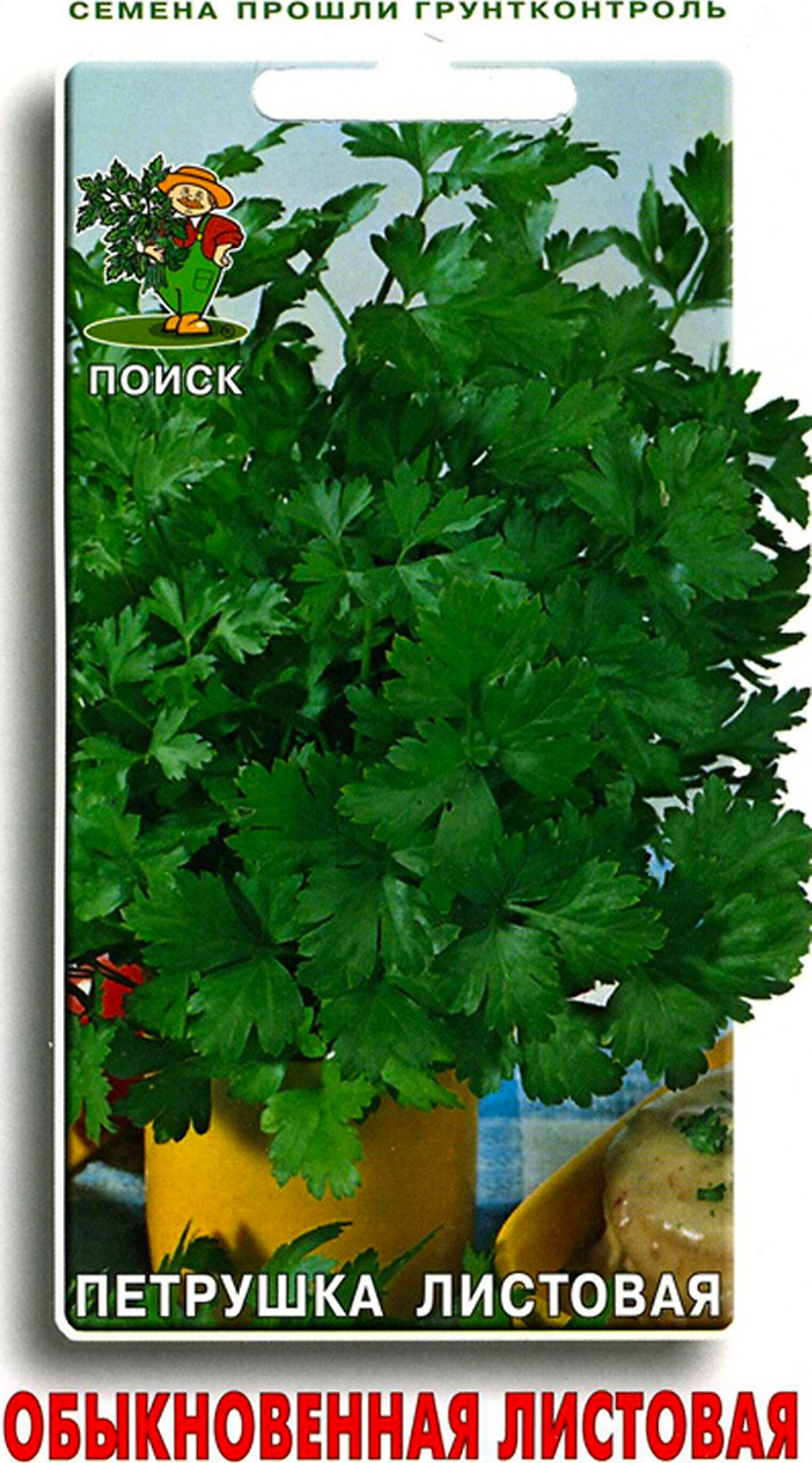 Семена Петрушки листовой ПОИСК Обыкновенная 3 г