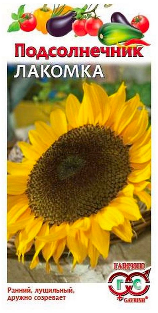 Семена Подсолнечника ГАВРИШ Лакомка 0,1 г