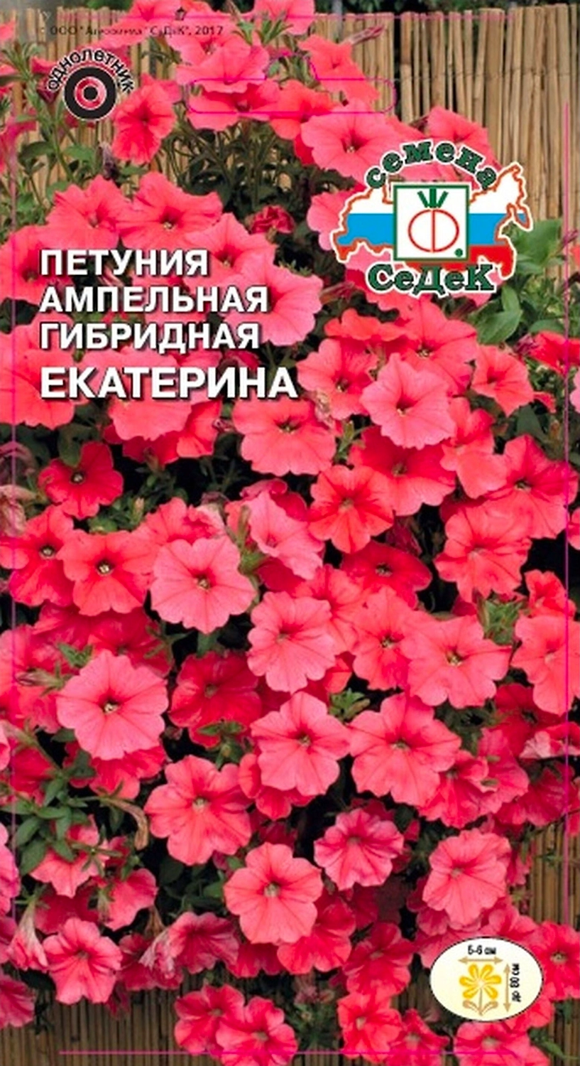 Семена Петунии ампельной СеДеК Екатерина F1 5 г
