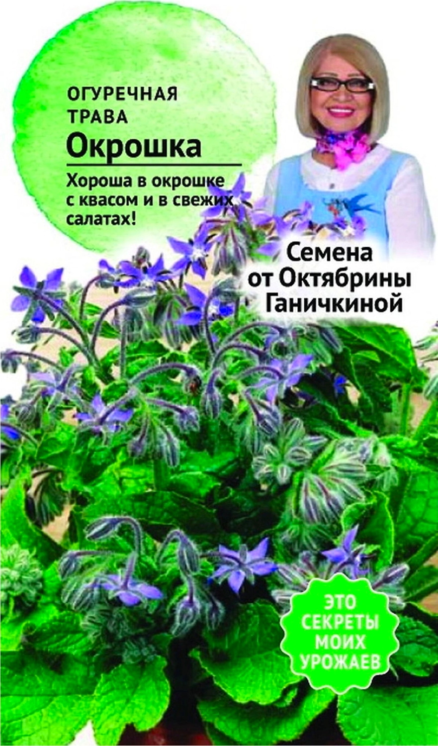 Семена Огуречной травы Октябрина Ганичкина Окрошка 0,5 г