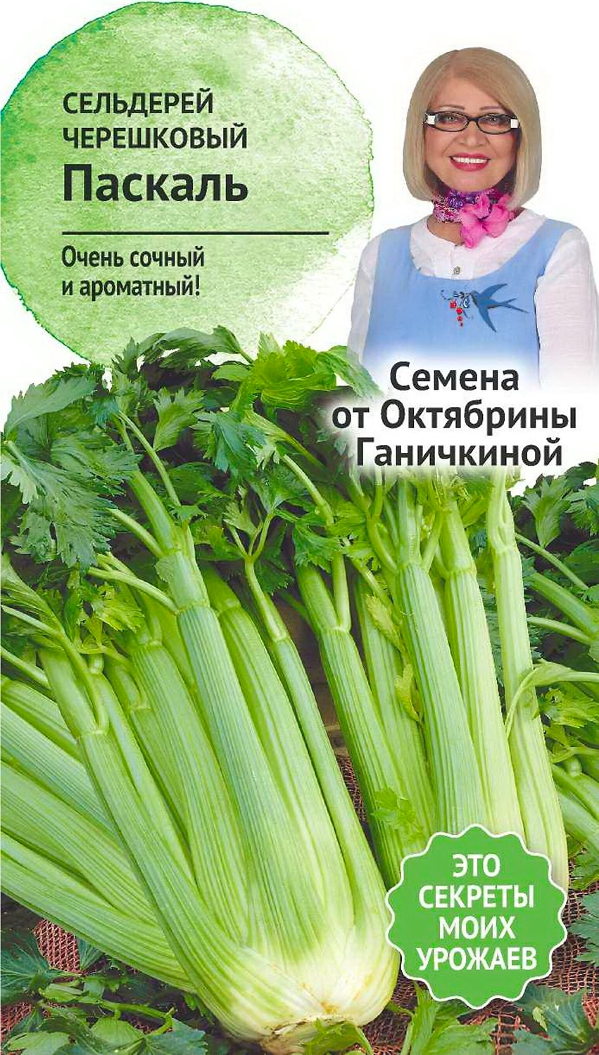 Семена Сельдерея черешкового Октябрина Ганичкина Паскаль 0,3 г
