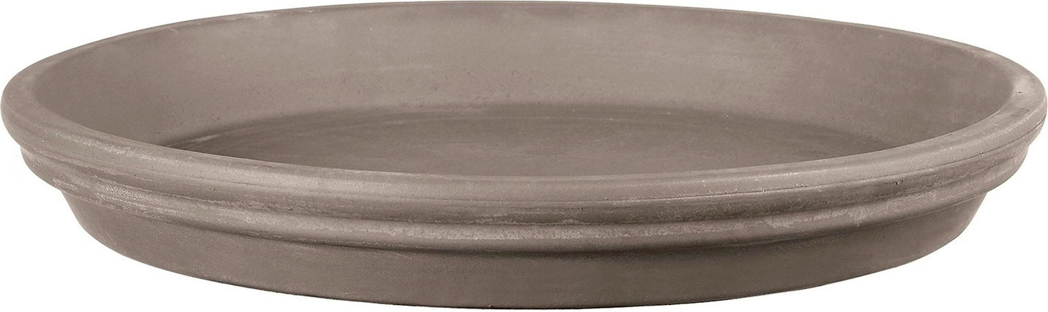 Поддон для горшков Deroma Idrorepellente 24 см темно-серый