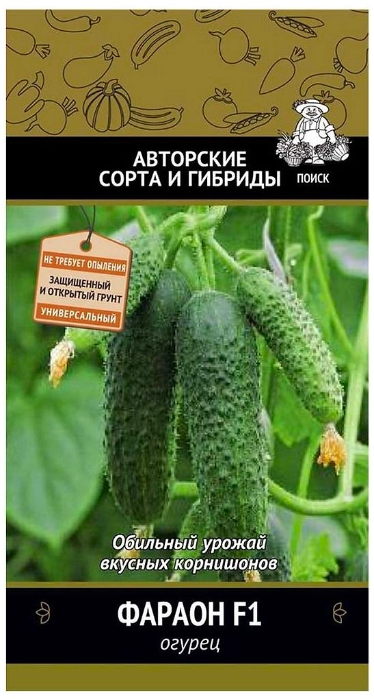 Семена Огурца ПОИСК Авторские сорта и гибриды Фараон F1 12 шт