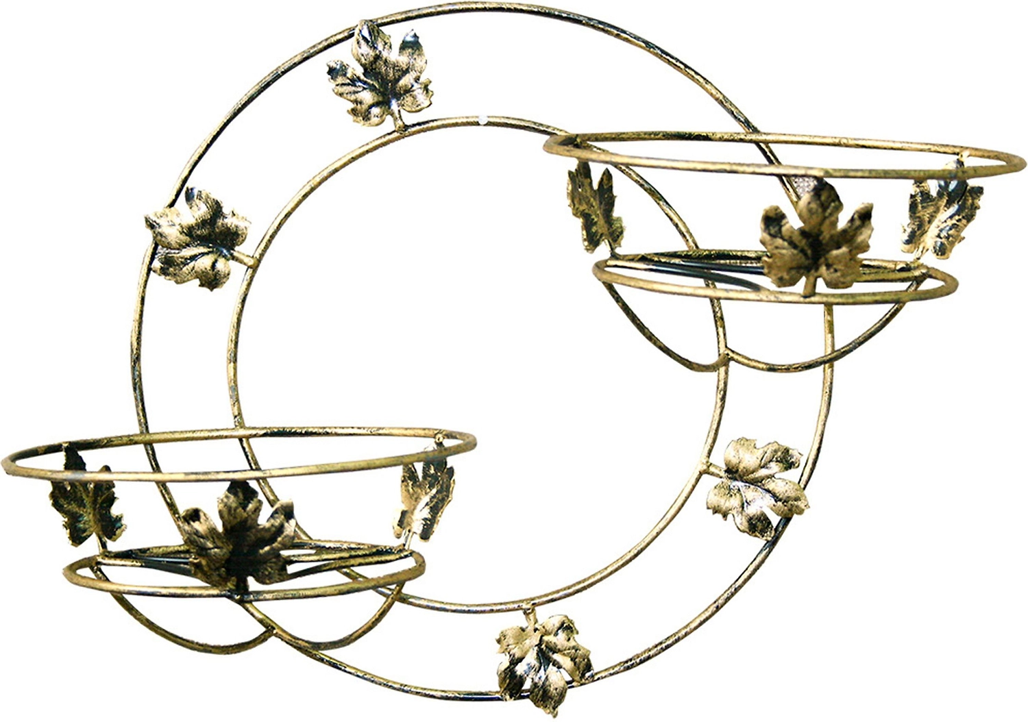 Подвес для 2 горшков золото 54х22х35 см