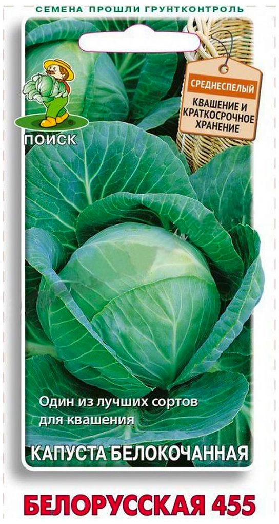 Семена Капусты ПОИСК Белорусская 455 0,5 г