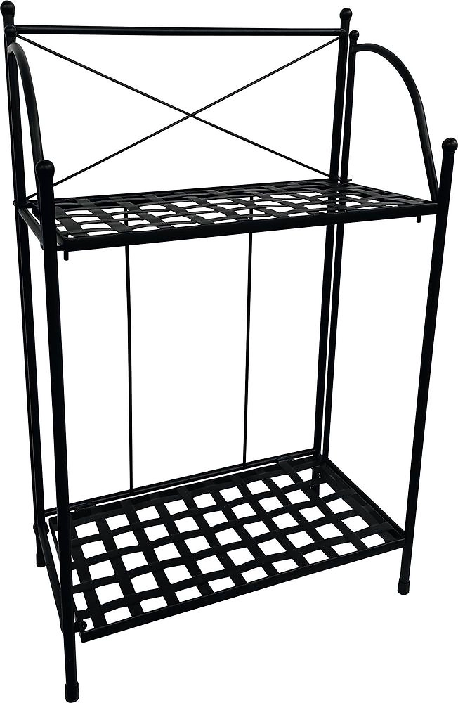 Подставка для цветов металл 2 полки 37x21x59 см