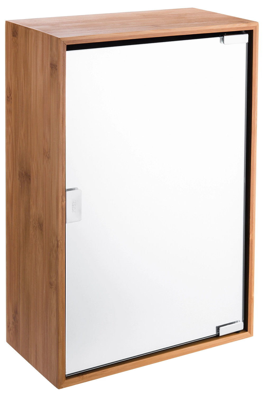 Шкаф зеркальный для ванной 45х30 см бамбук