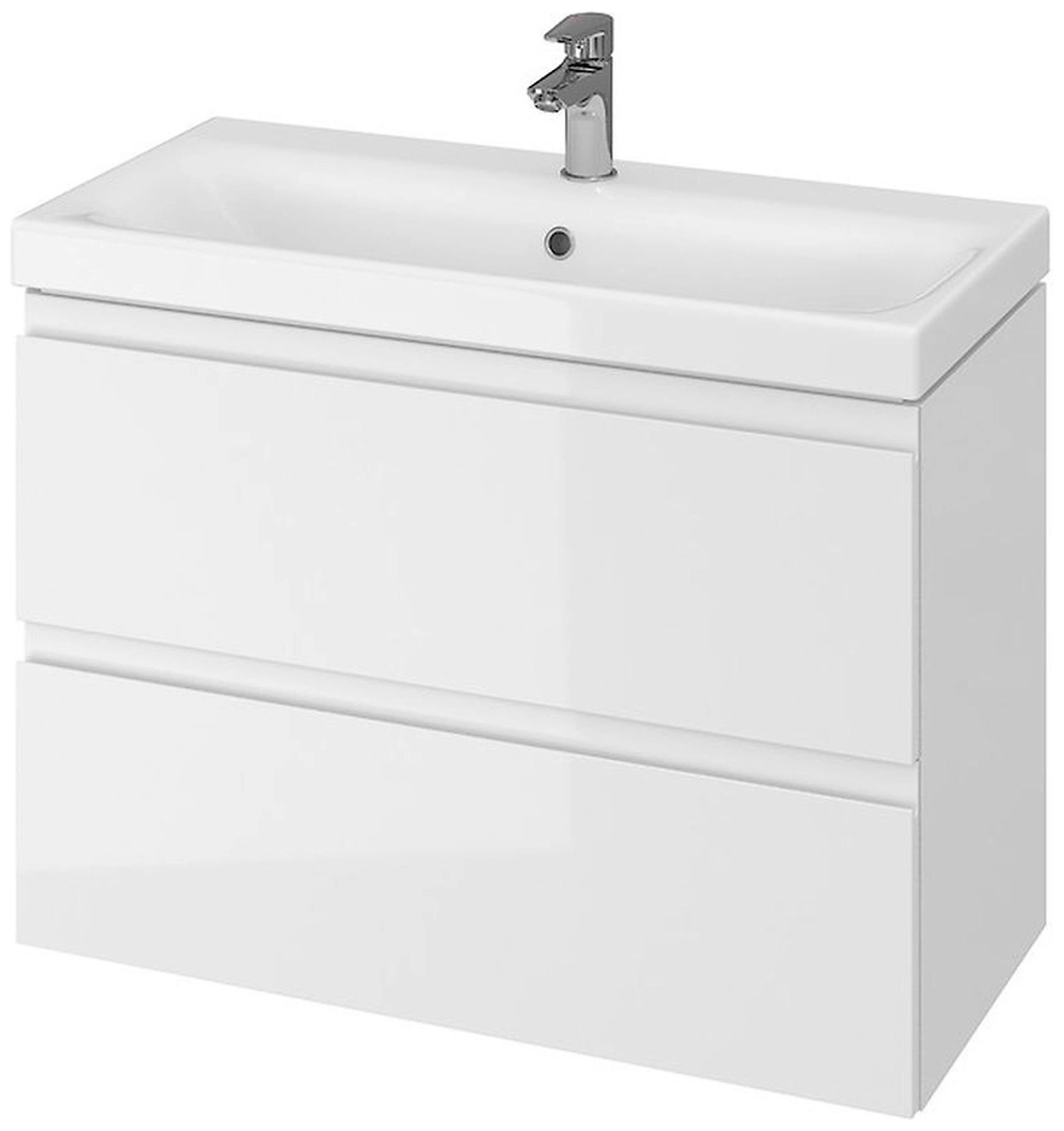 Тумба навесная под раковину Cersanit MODUO 57х79,4 см МДФ белая