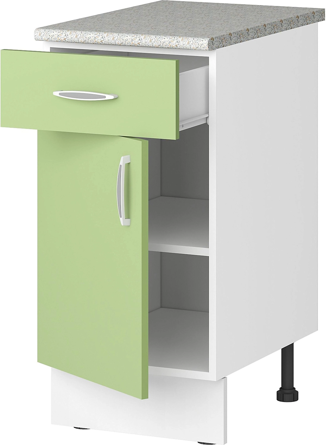 Шкаф напольный Малахит 85,2х40 см  с 1 ящиком