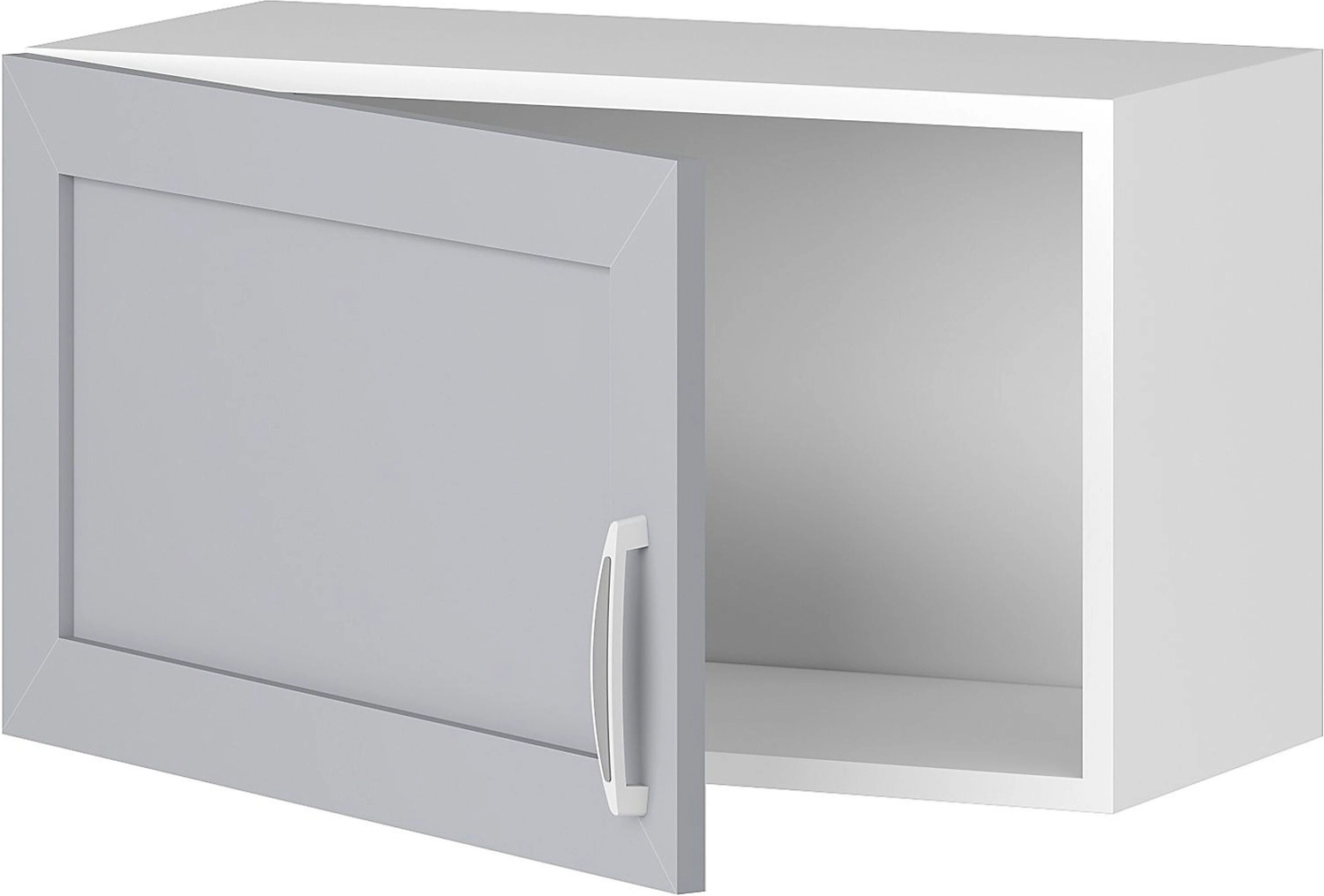 Шкаф навесной Сапфир 60х35 см ДСП голубой