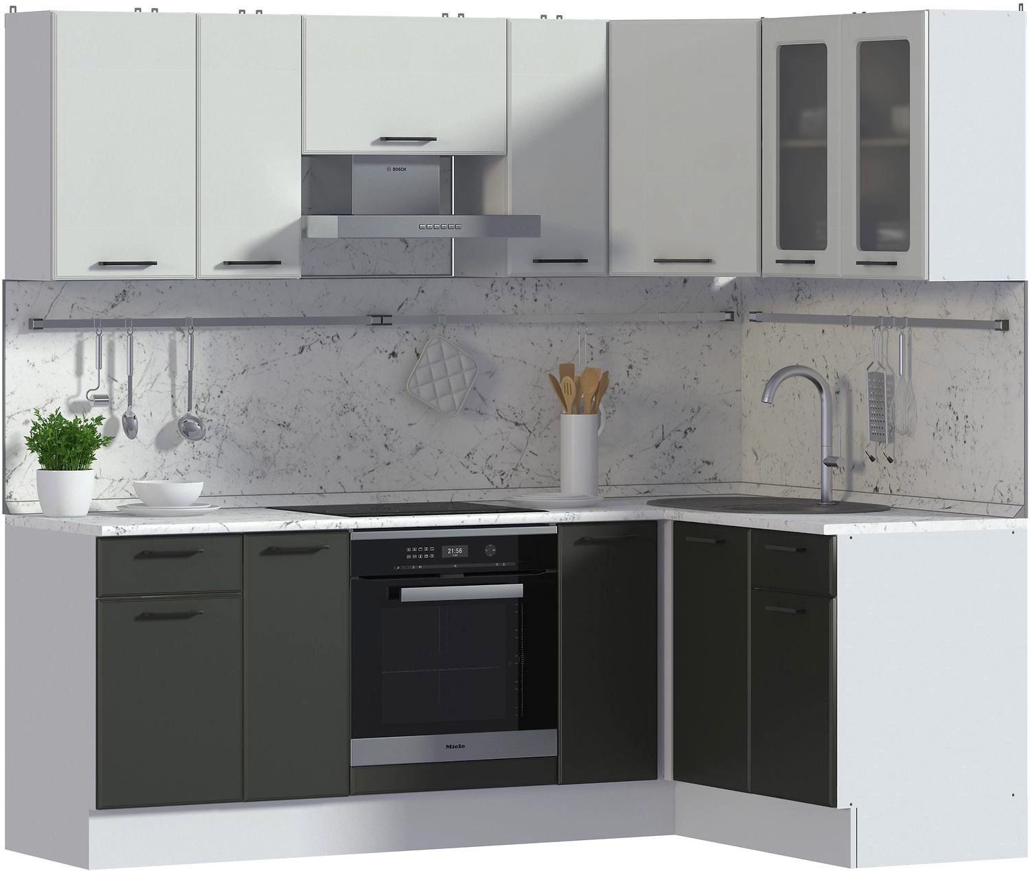 Шкаф напольный СТОЛПЛИТ БРУКЛИН 30 см