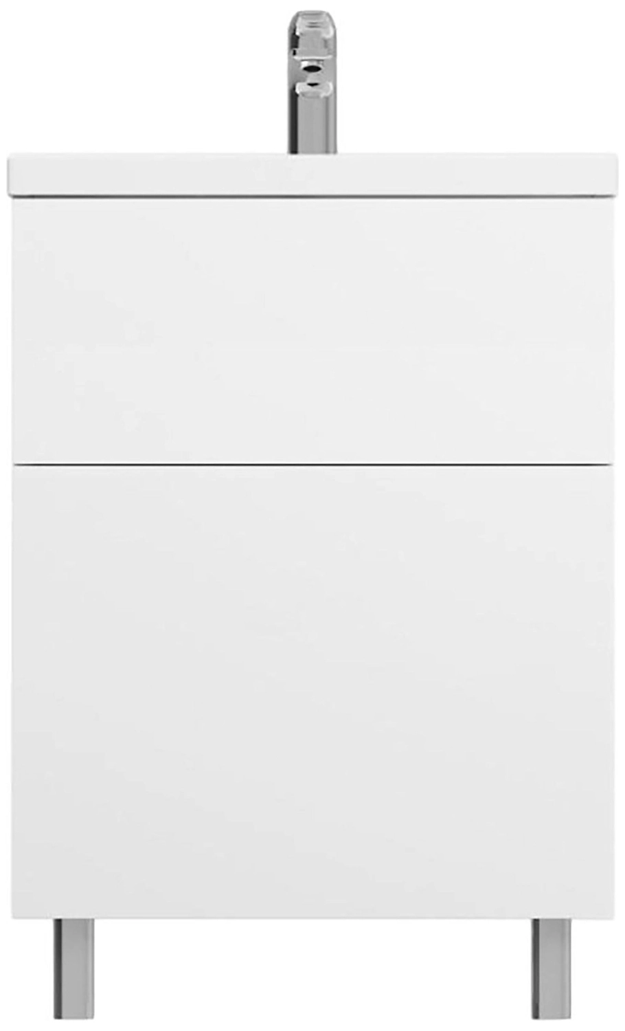 Тумба напольная под раковину AM.PM Gem 81х61 см ДСП белый