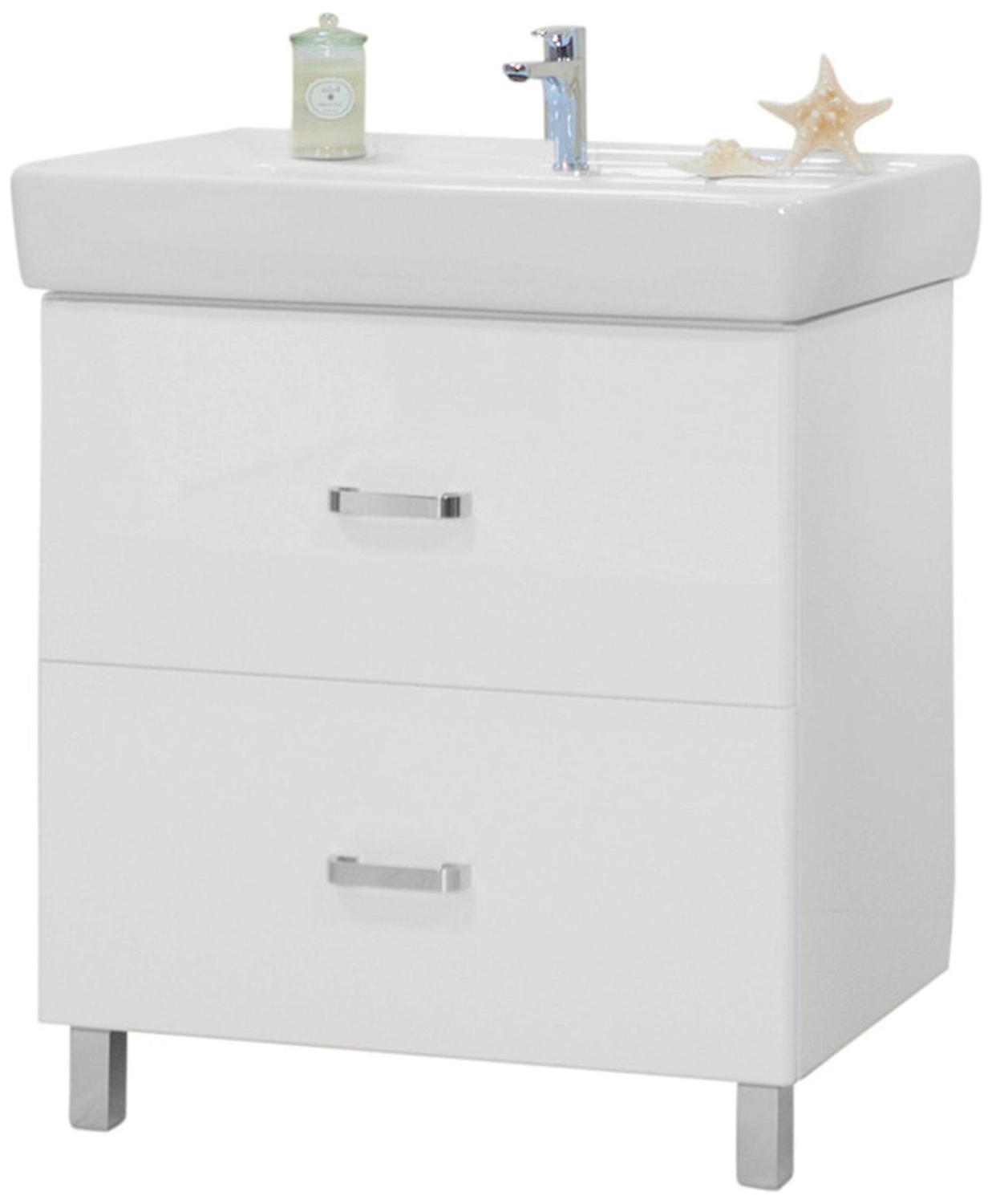 Тумба напольная под раковину AQUATON Америна 68,8х76 см МДФ белая