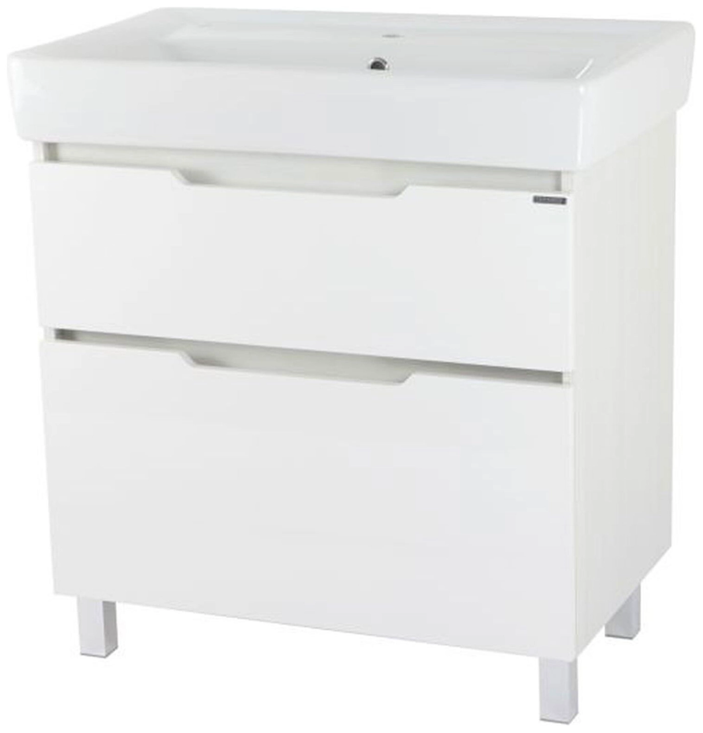 Тумба напольная под раковину AQUATON Дакота 69,2x80,7 см МДФ белая