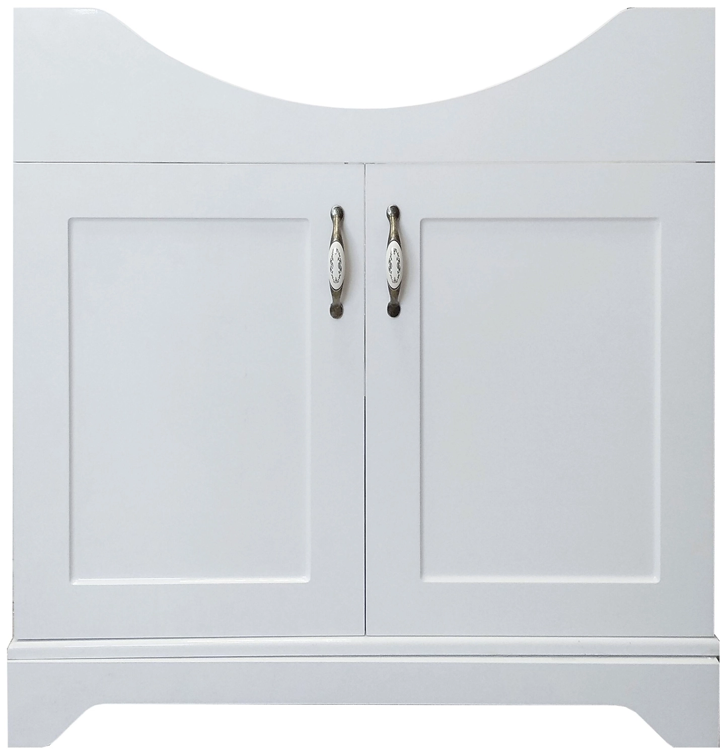 Тумба напольная под раковину SANITA СLASSIC 80х80 см МДФ белая