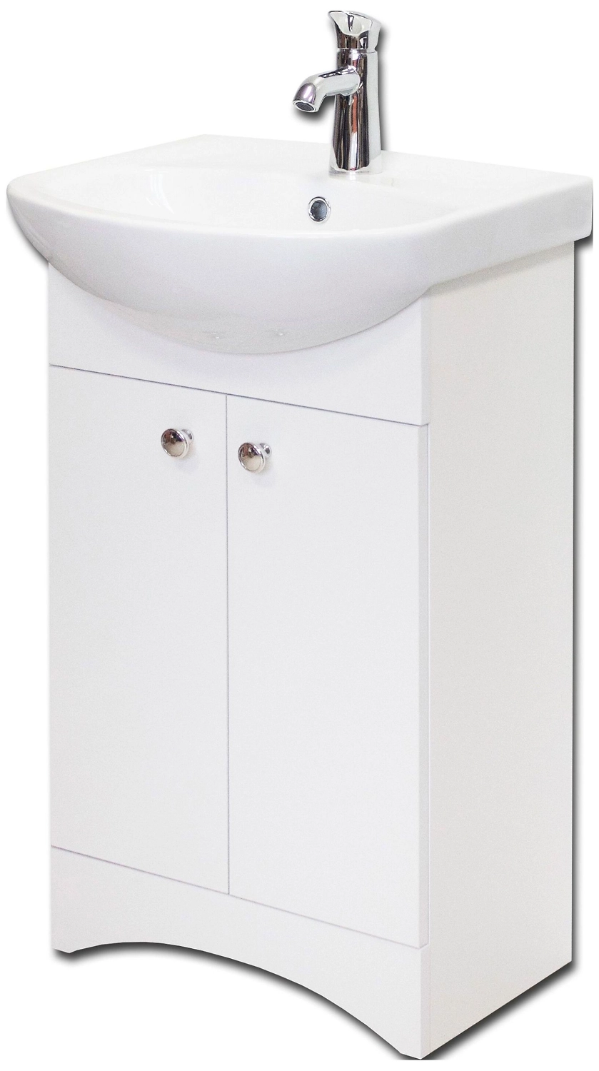 Тумба напольная под раковину SANITA АТТИКА 75х45 см МДФ белая