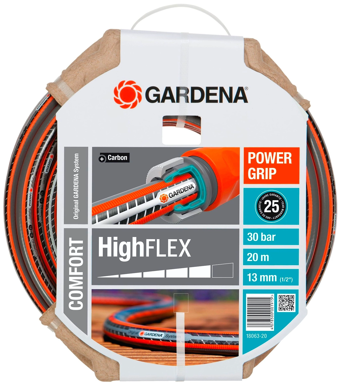 Шланг для полива GARDENA HighFlex 1/2 дюйма 20 м