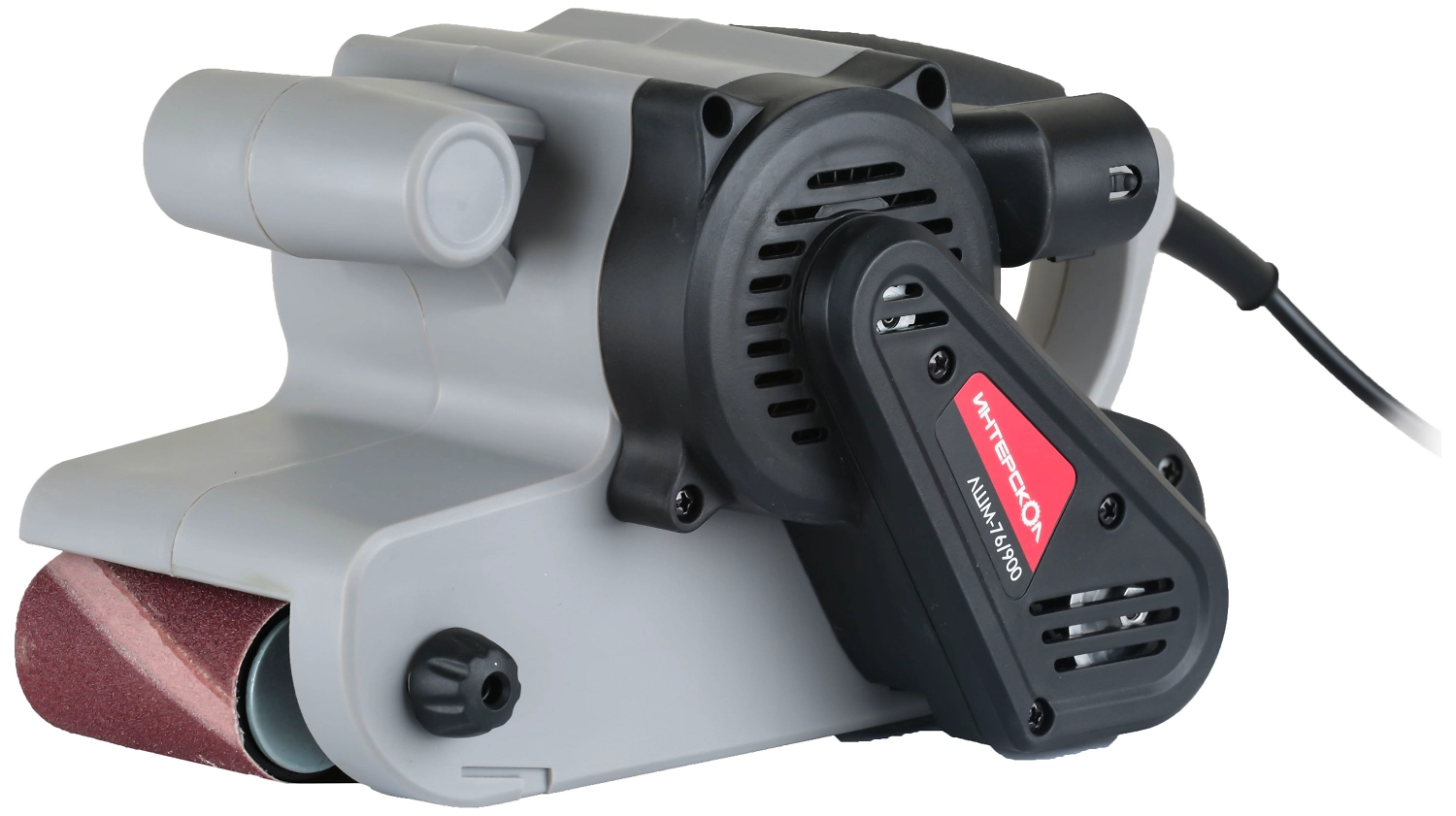 Шлифмашина ленточная ИНТЕРСКОЛ ЛШМ-76/900 (16.1.0.00) 900 Вт