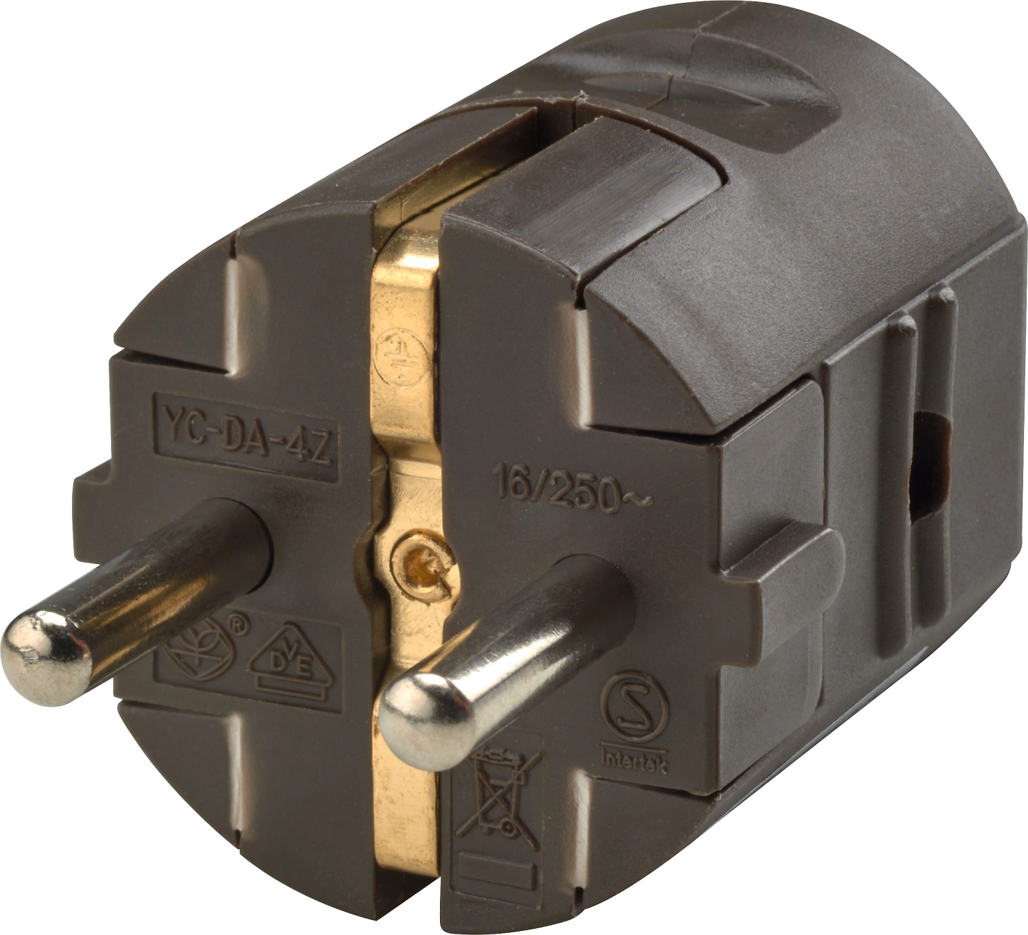 Штекер сетевой LUX-TOOLS 540564 230 В 16 А черный