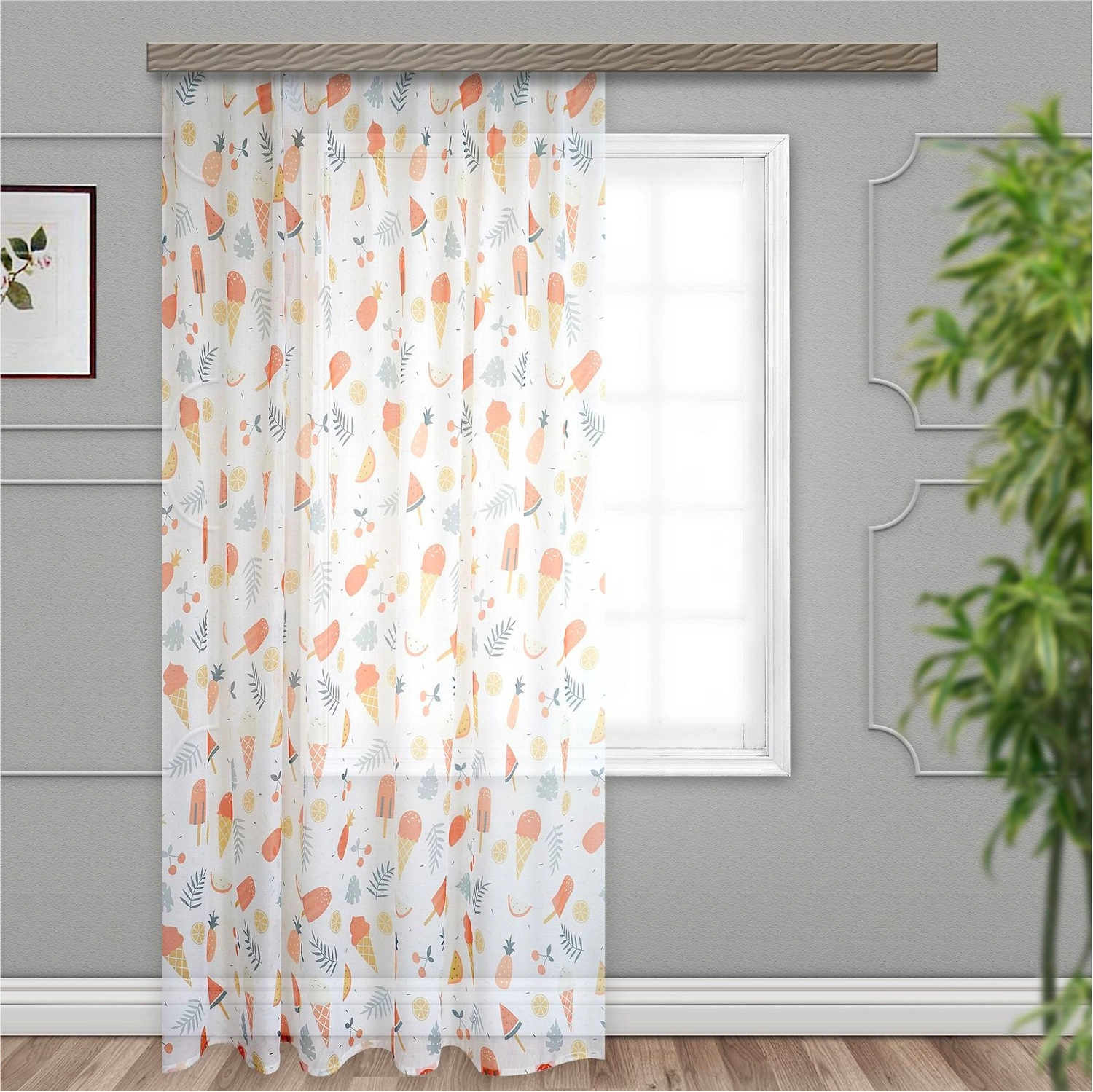 Штора тюлевая WITERRA О104570 300х260 см мультиколор