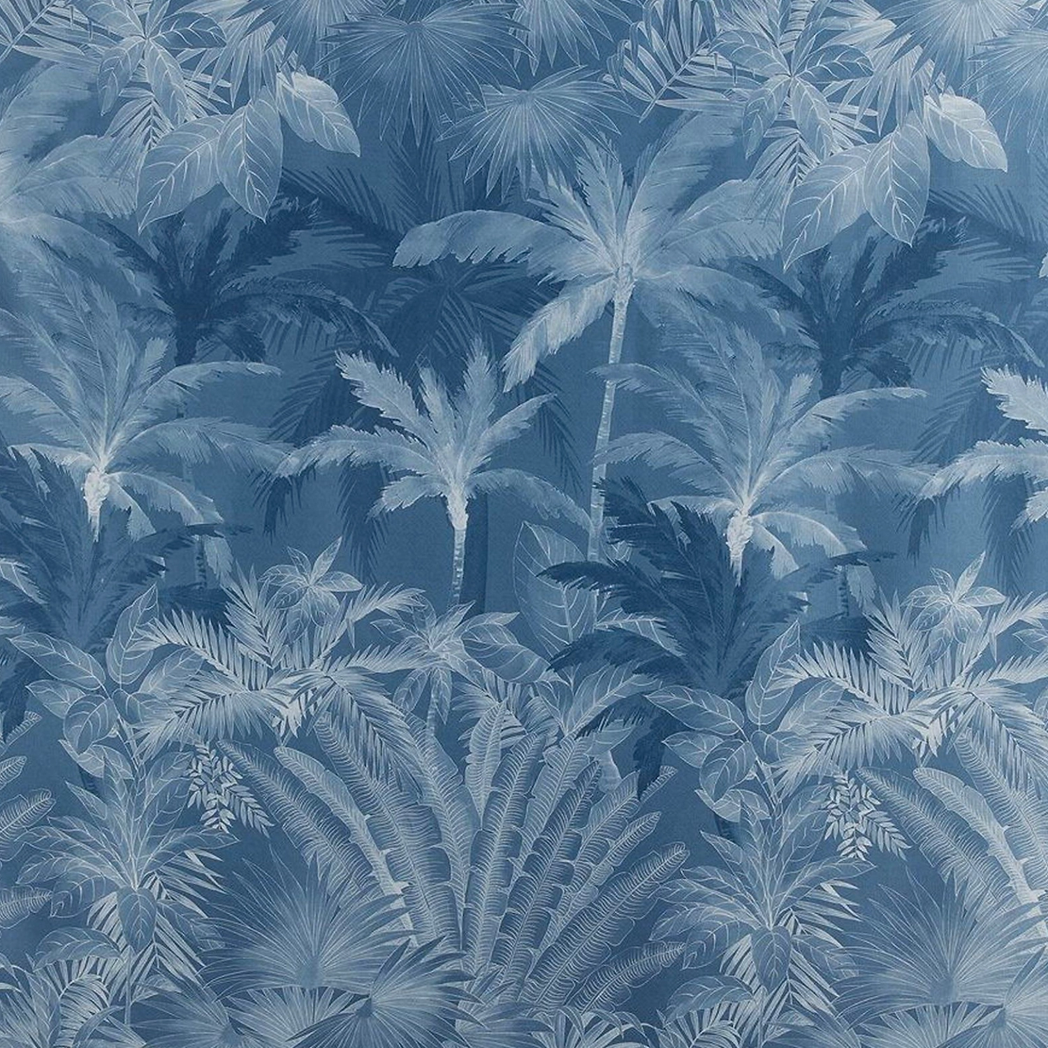 Штора портьерная 160х260 см 1 шт синяя