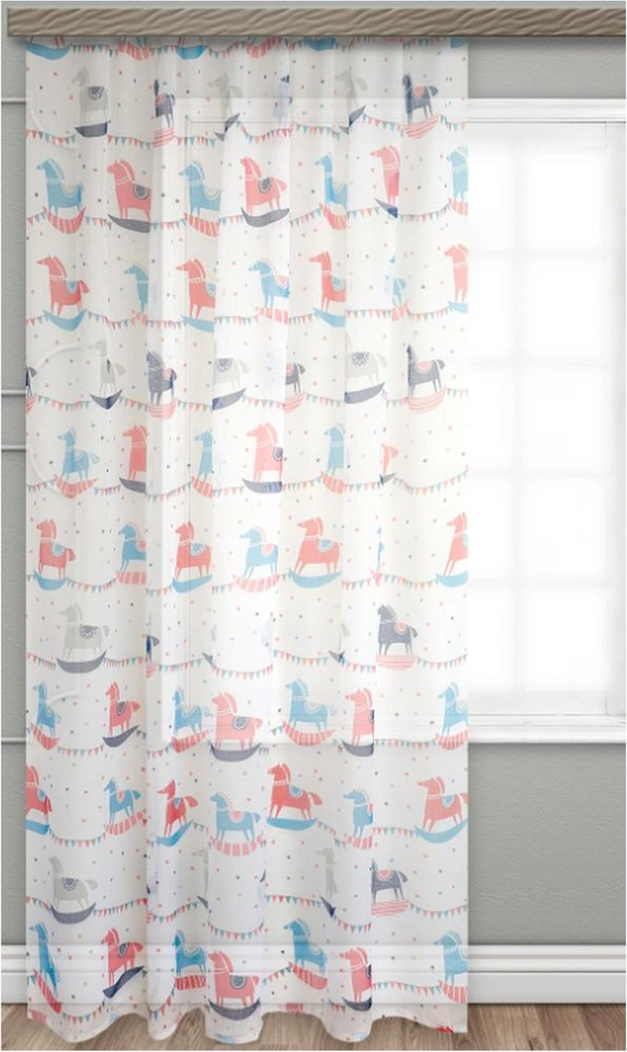 Штора тюлевая WITERRA Лошадки вуаль 300 см 1 шт
