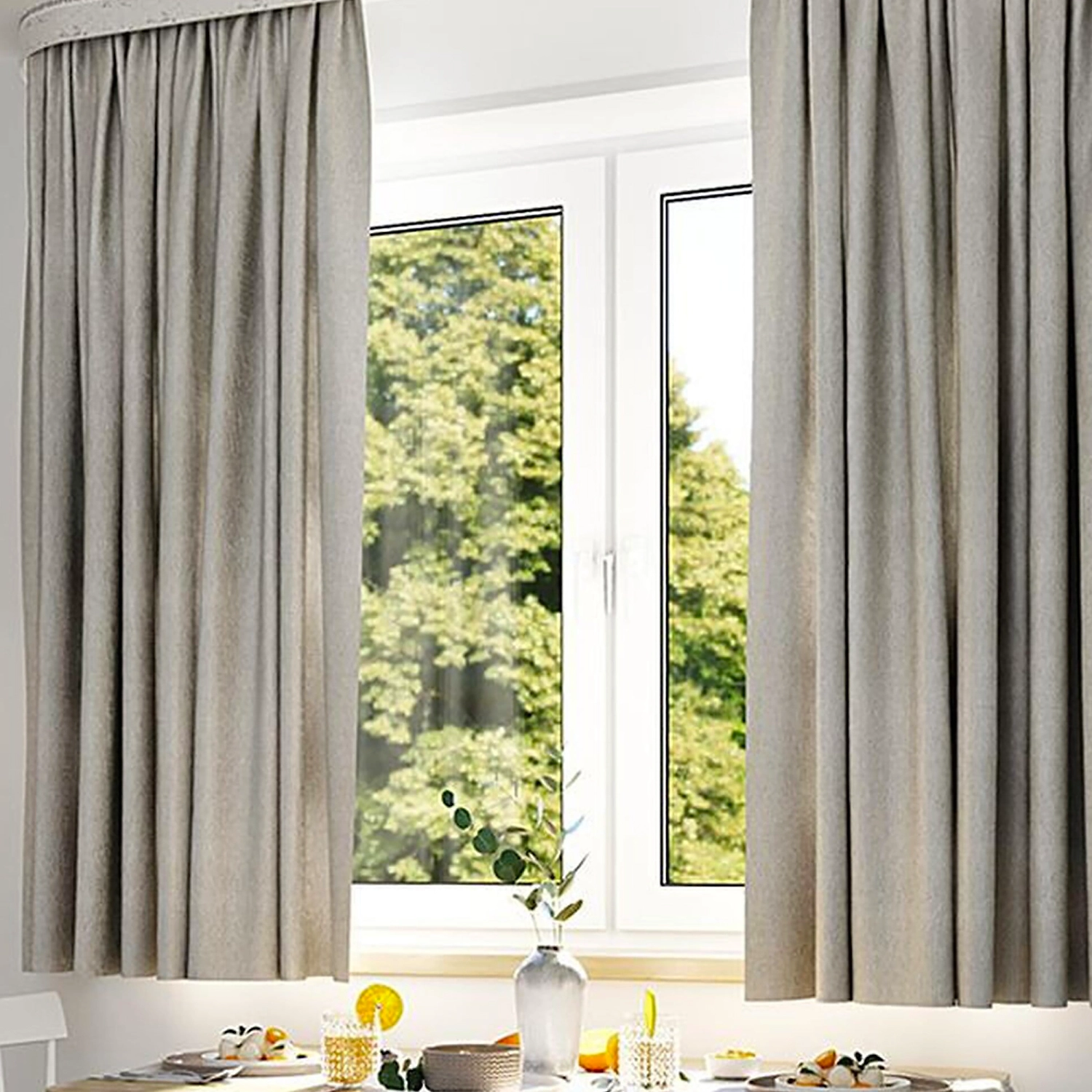 Штора тюлевая Legrand Сканди 140х150 см 2 шт