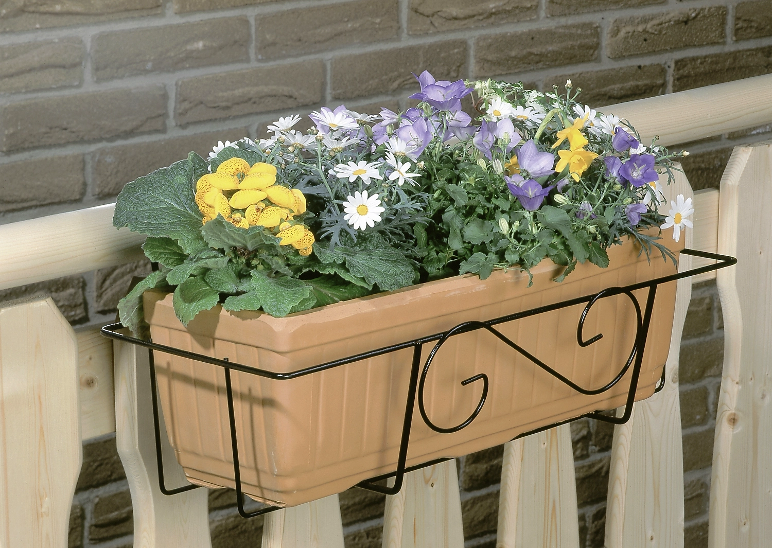 Кронштейн настенный для балконного ящика LUX-TOOLS 65 см антрацит