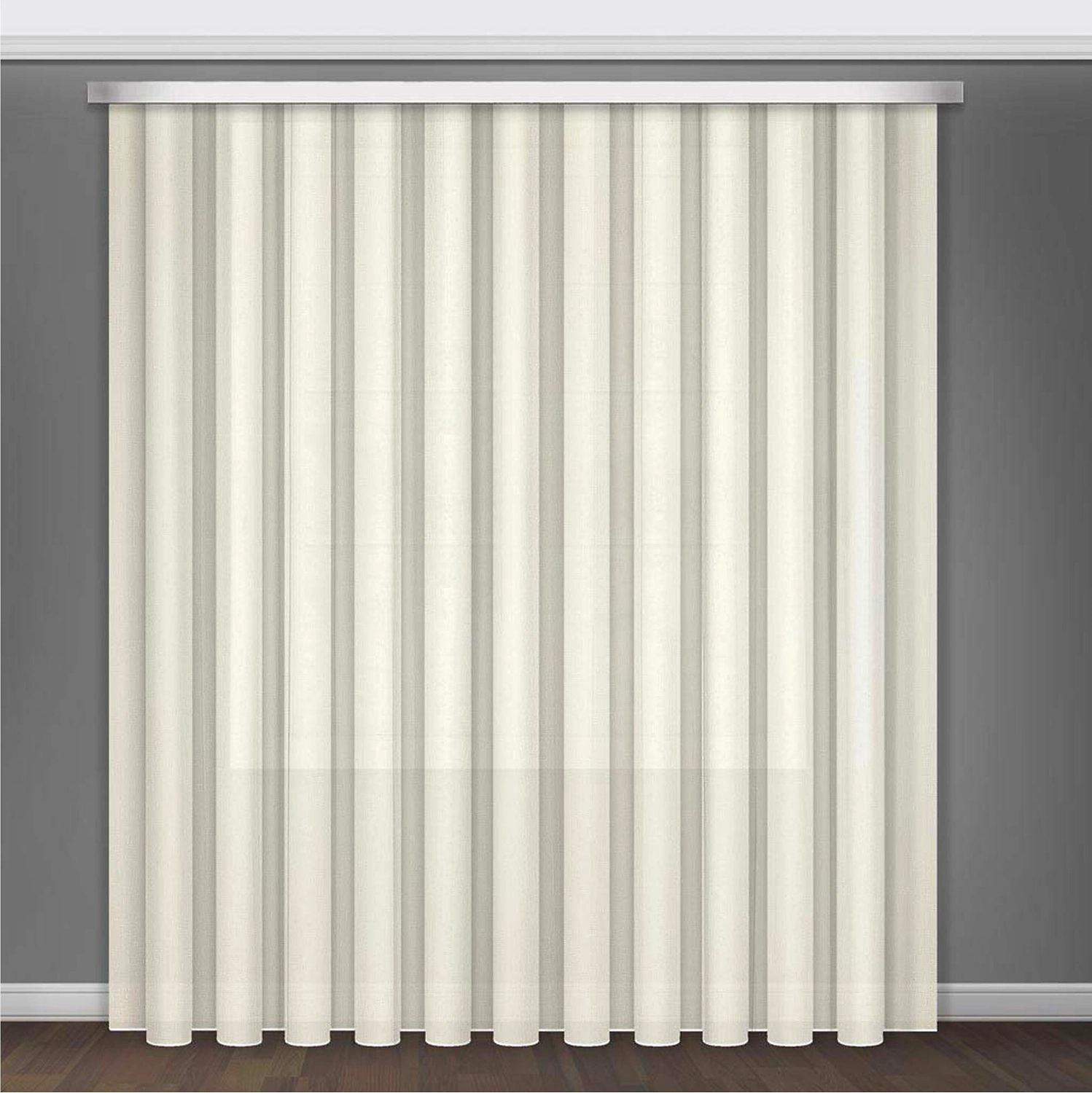 Штора тюлевая Lamella органза 300x270 см 1 шт молочная