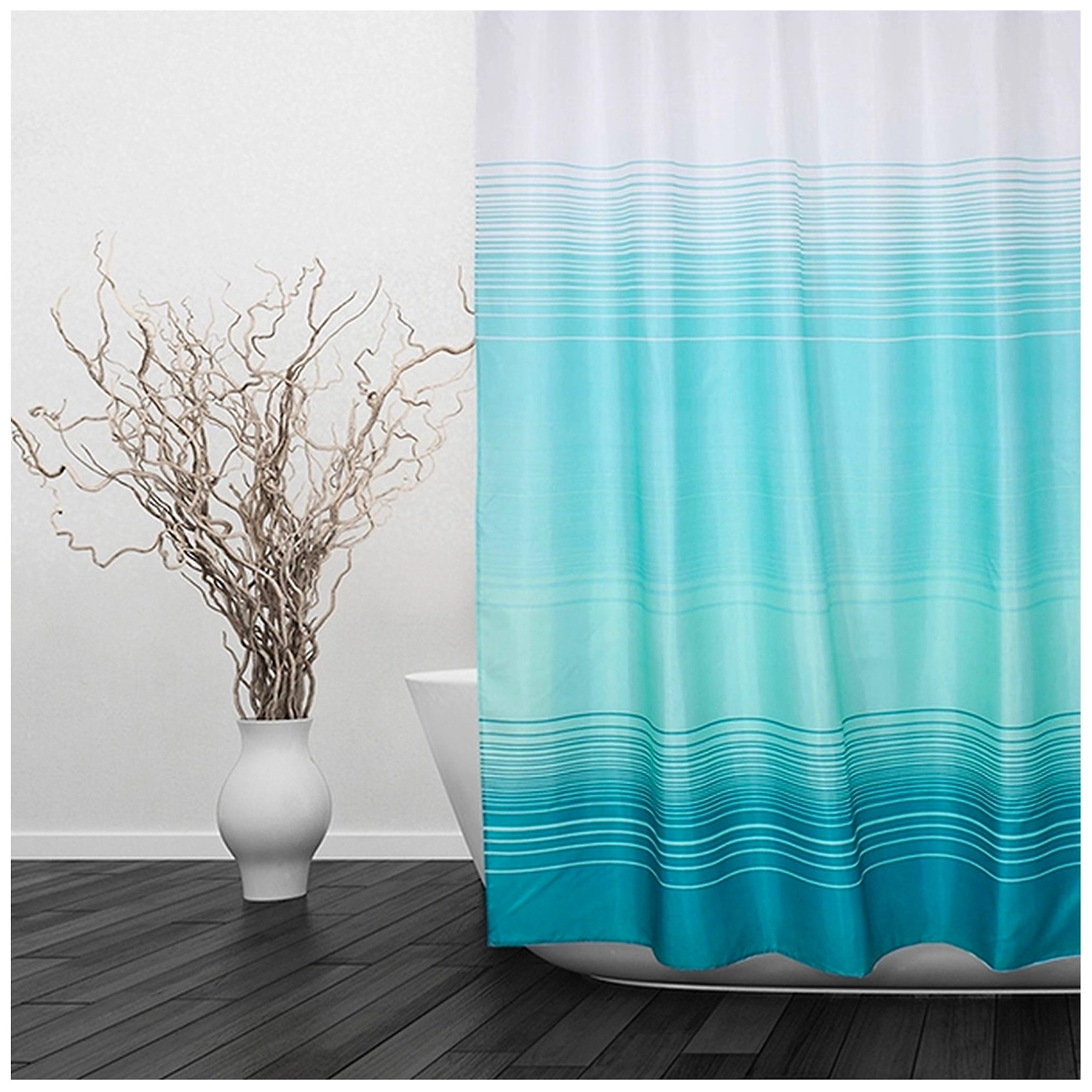 Штора для ванны Dasch Аквамарин 180х180 см голубая