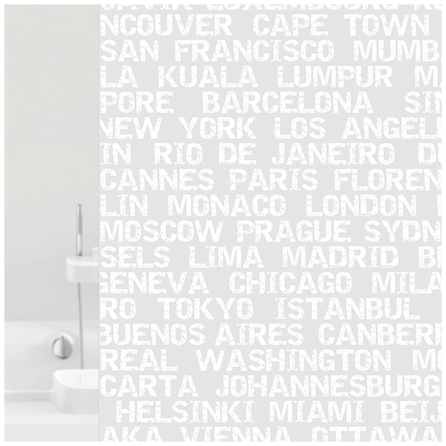 Штора для ванны Bacchetta City 180х200 см бежевая