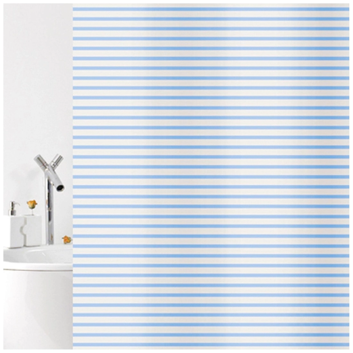 Штора для ванны Bacchetta Verga 240х200 см голубая