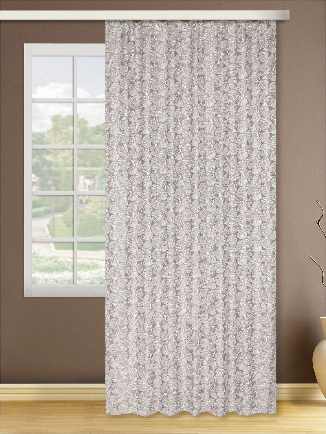 Штора портьерная HH S GD3411-1/280 200х270 см 1 шт серая