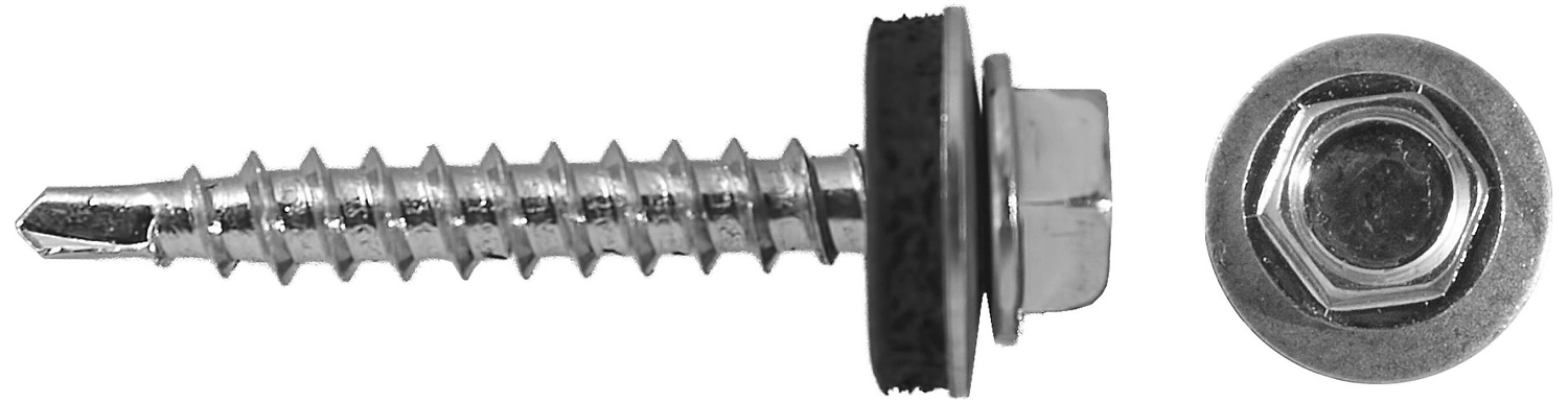 Саморезы Tech-KREP 4,8х64 мм шестигранные кровельные 150 шт