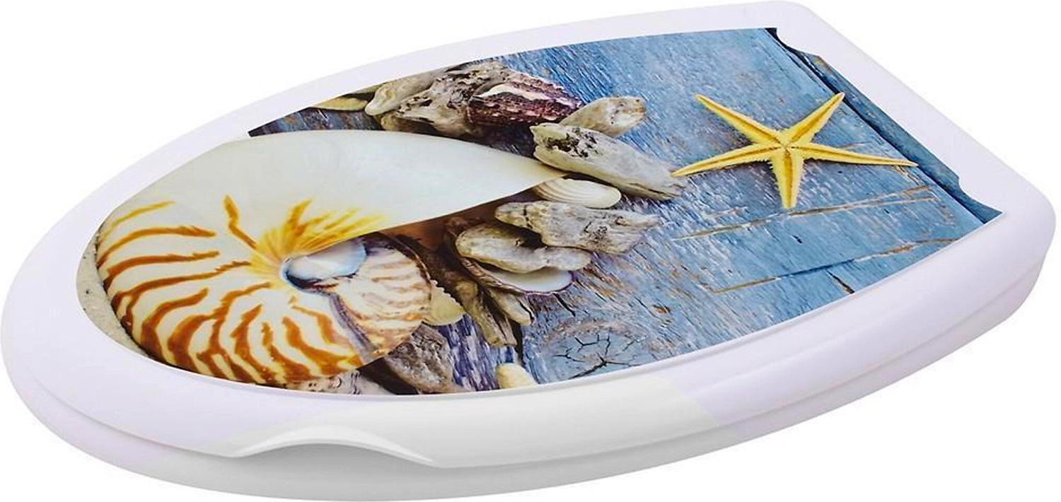 Сиденье для унитаза Sibo Морская многоцветный