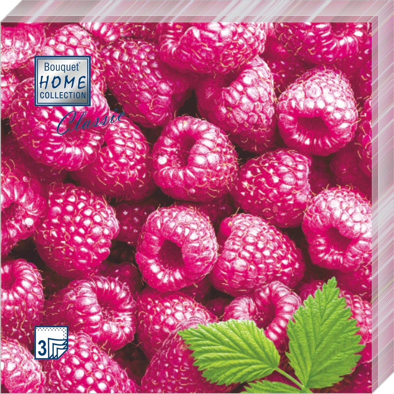 Салфетки Малина бумажные 16,5x16,5 см