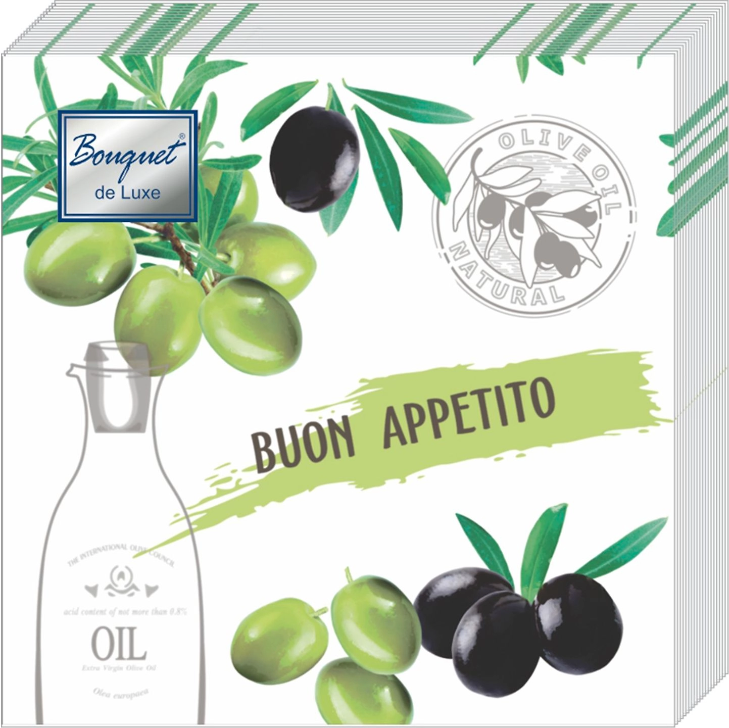 Салфетки Buon appetito 3-слойные 24х24см 25 листов