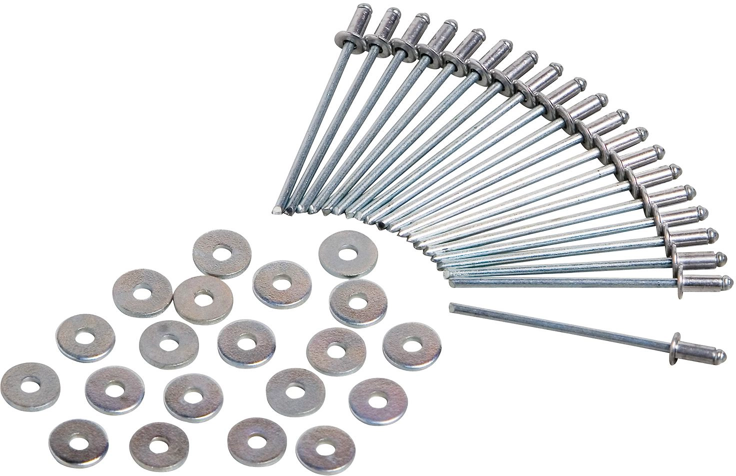 Заклепки трубчатые LUX-TOOLS Classic 3х10 мм с шайбой 20 шт