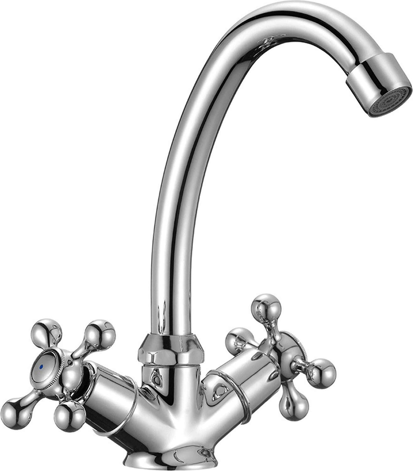 Смеситель для раковины Milardo DOUBLE DOUSB00M01