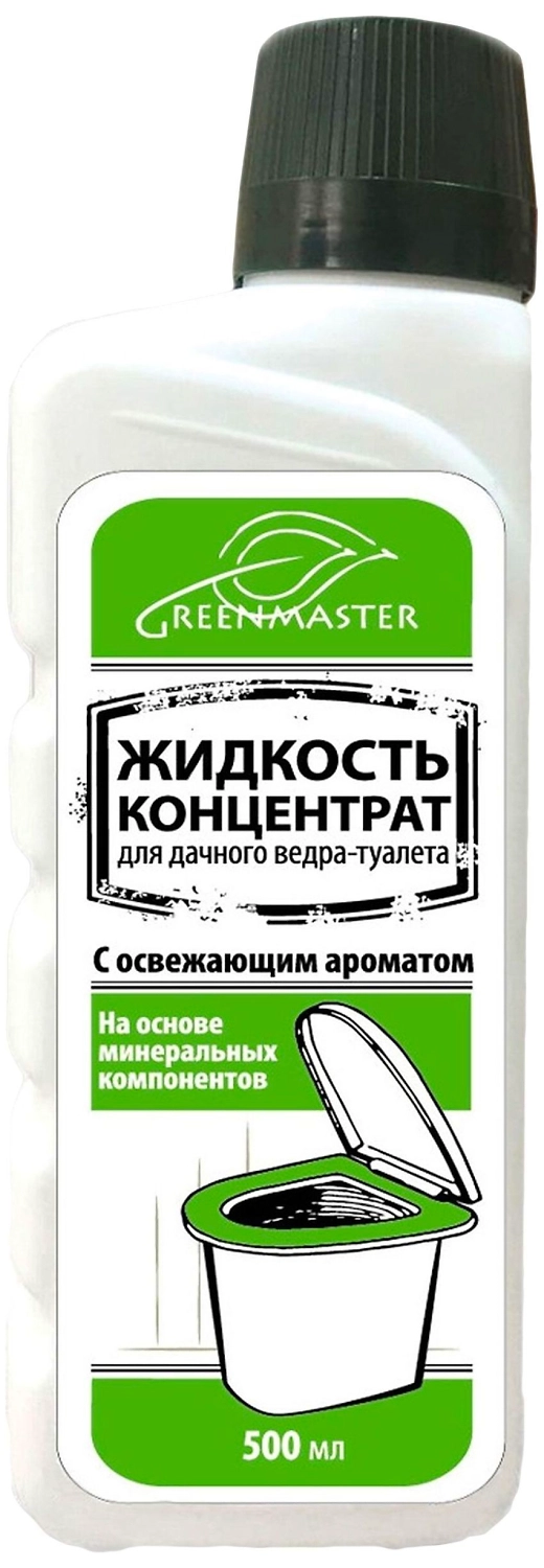 Жидкость для дачного ведра-туалета GREENMASTER 0,5 л