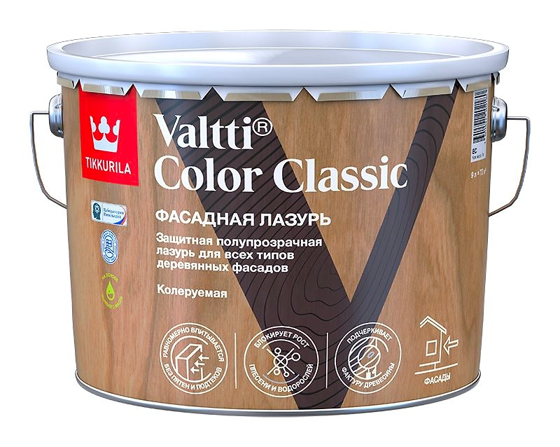 Антисептик Tikkurila Valtti Color 9 л, полуматовый