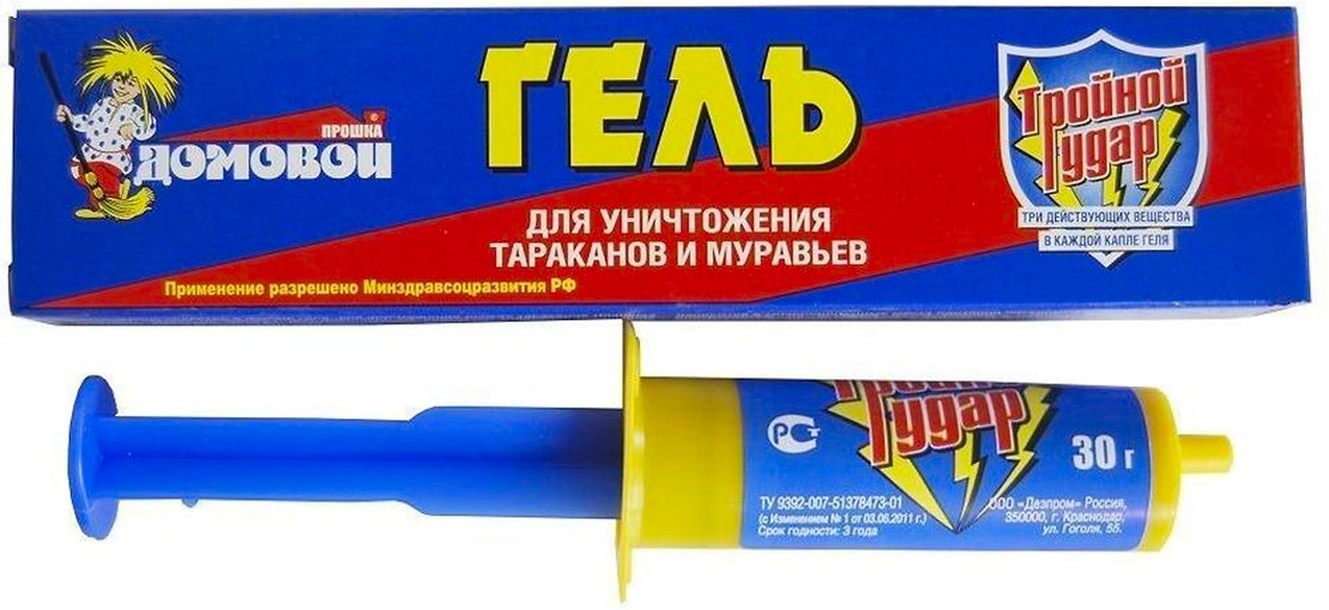 Гель от тараканов Домовой Прошка 15 г