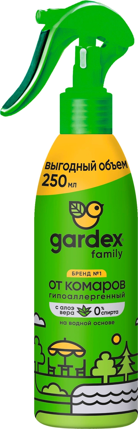 Спрей от комаров Gardex Family 250 мл