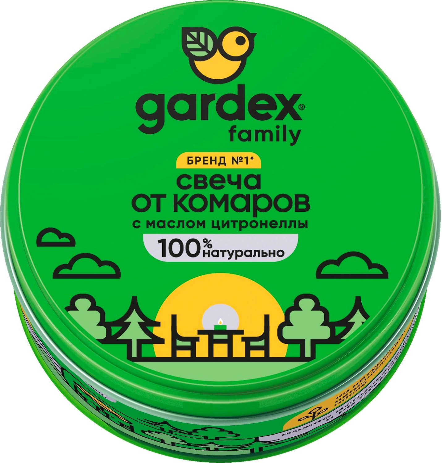 Cвеча репеллентная от комаров Gardex Family 1 шт