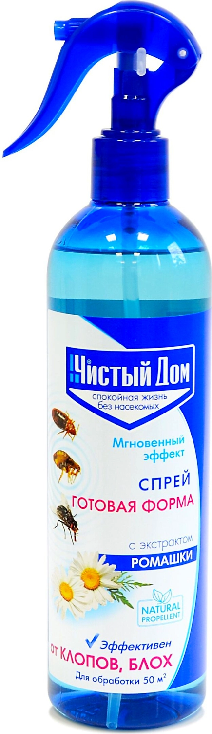 Лосьон-спрей от клопов Чистый дом 400 мл