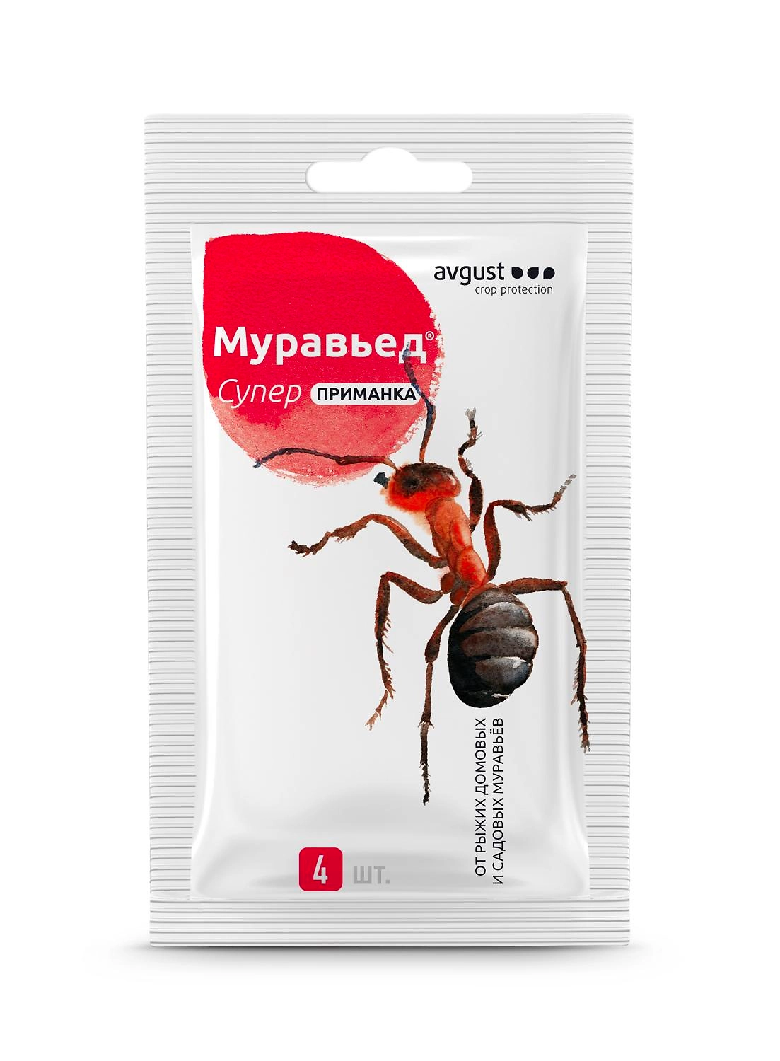 Приманка для муравьев Avgust Муравьед 4 шт