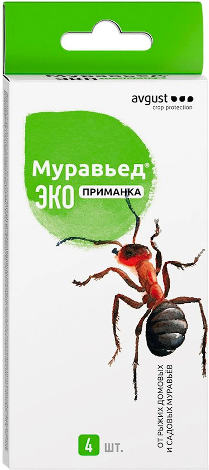 Средство защитное от муравьев Avgust ЭКО Муравьед 1,5 г 4 шт